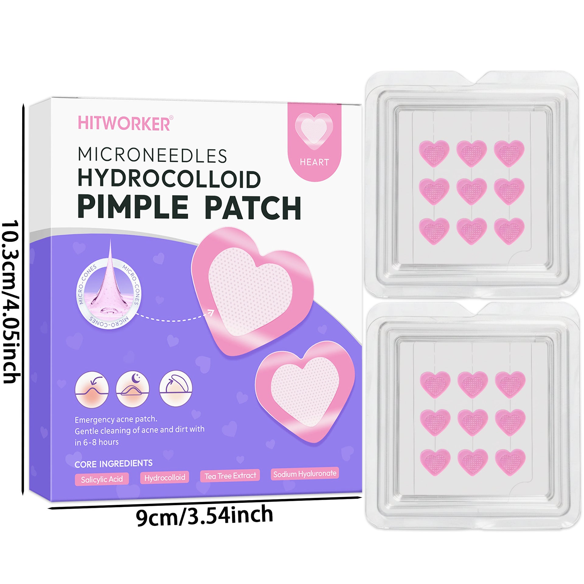 Hydrogel Acne Patches Heart Shape