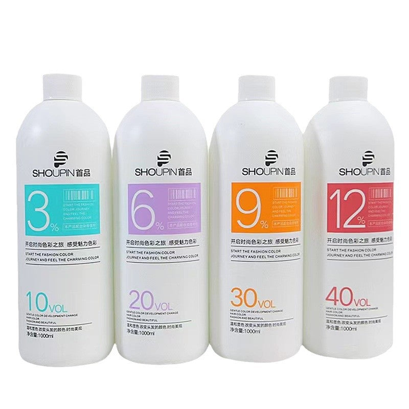 Hydrogen peroxide does not damage the foaming and color developer.