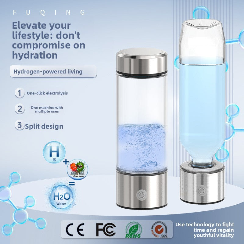 Hydrogen-Rich Glass Water Cup