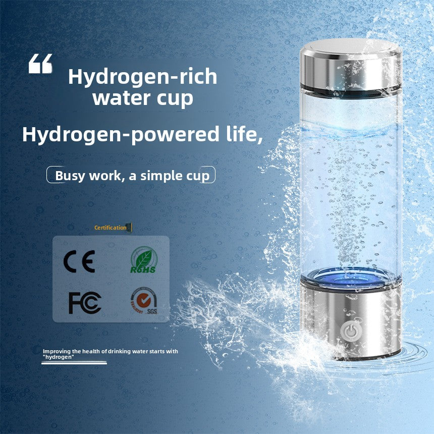Hydrogen-Rich Glass Water Cup