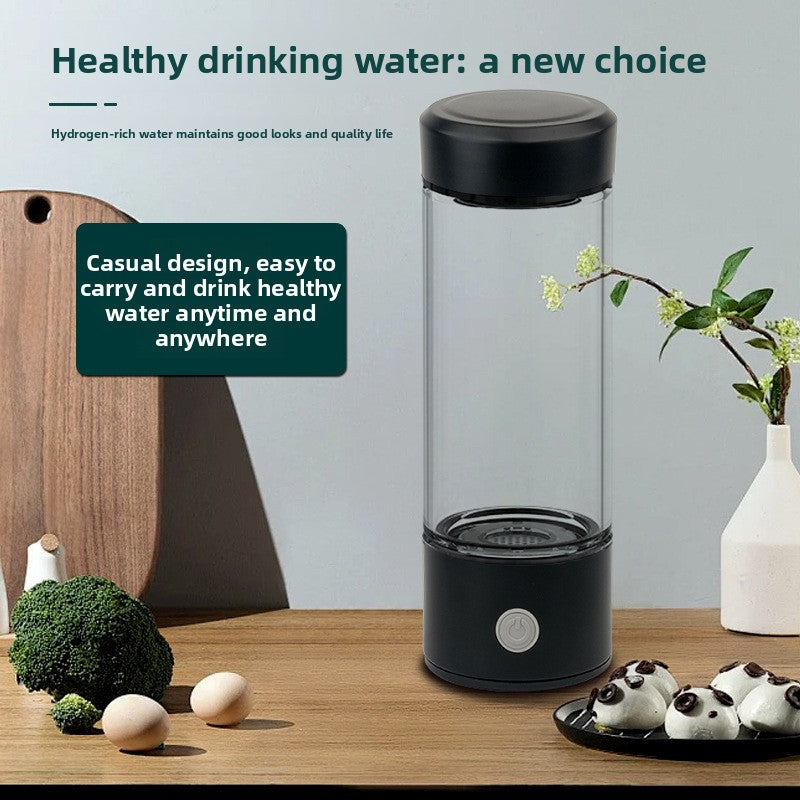 Hydrogen-Rich Glass Water Cup