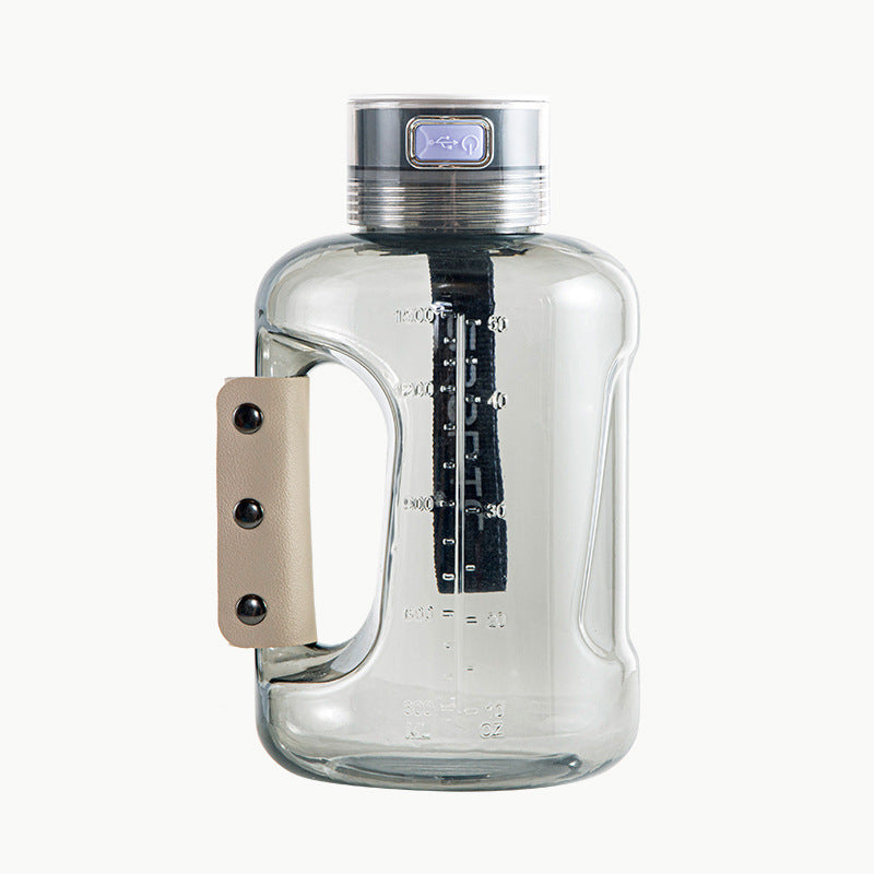 Hydrogen-rich portable water bottle