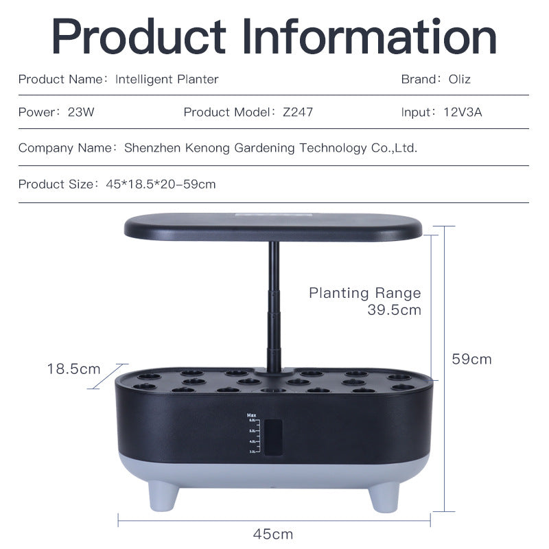 Hydroponic planting machine