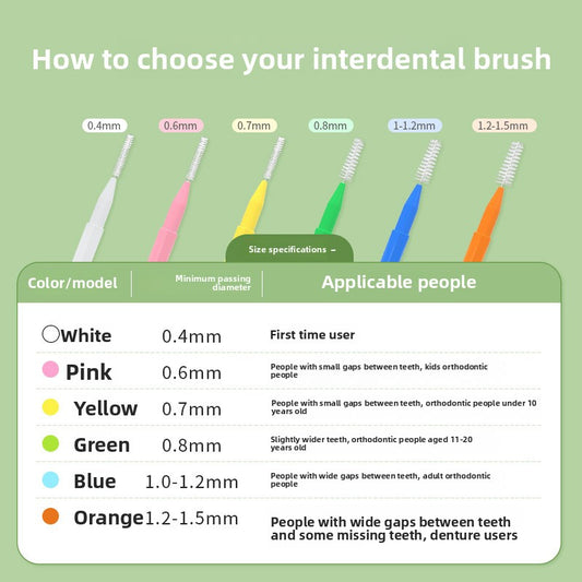 I-shaped toothbrush