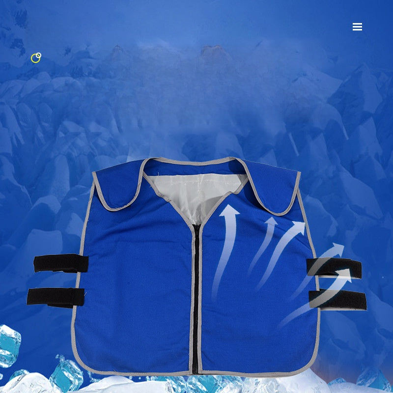 Ice bag cooling vest