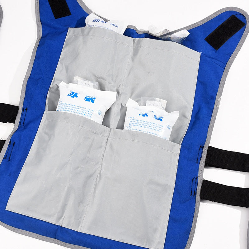 Ice bag cooling vest