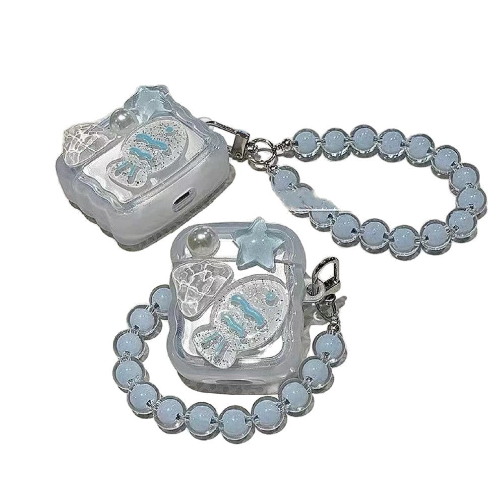 Ice Blue Fish Pattern AirPods Protective Case