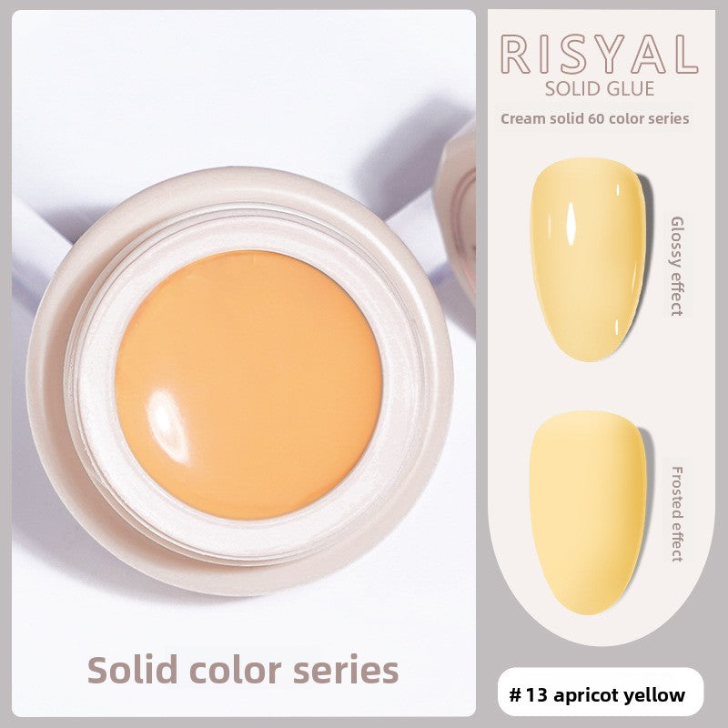 Ice-Clear Solid Nail Polish Glue