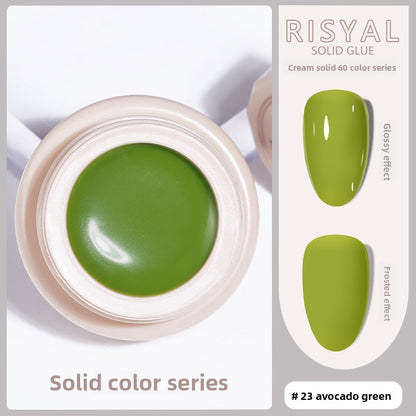 Ice-Clear Solid Nail Polish Glue