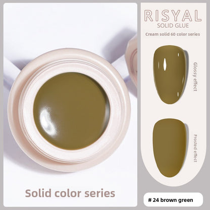 Ice-Clear Solid Nail Polish Glue
