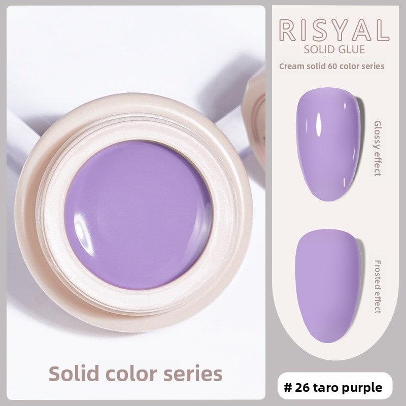 Ice-Clear Solid Nail Polish Glue