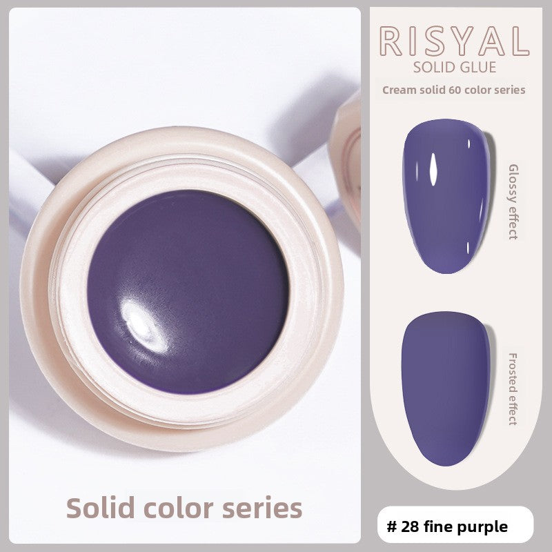Ice-Clear Solid Nail Polish Glue