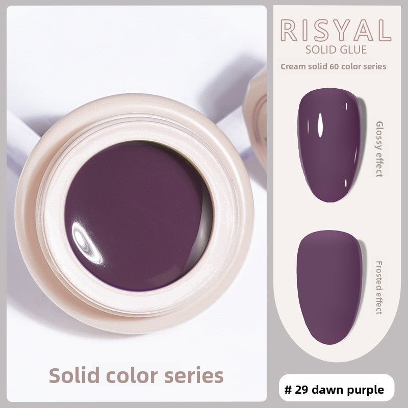 Ice-Clear Solid Nail Polish Glue