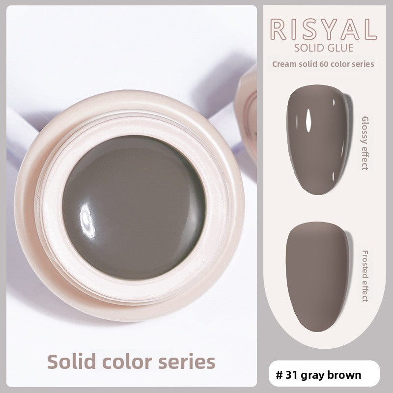 Ice-Clear Solid Nail Polish Glue