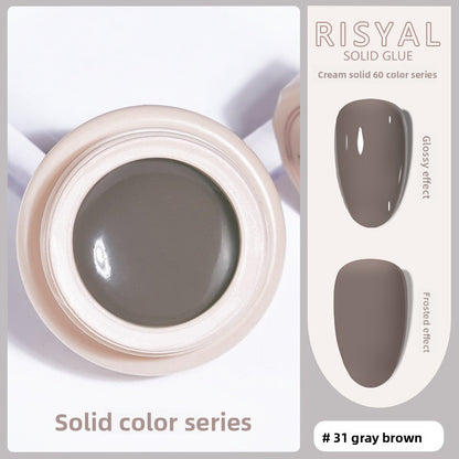 Ice-Clear Solid Nail Polish Glue