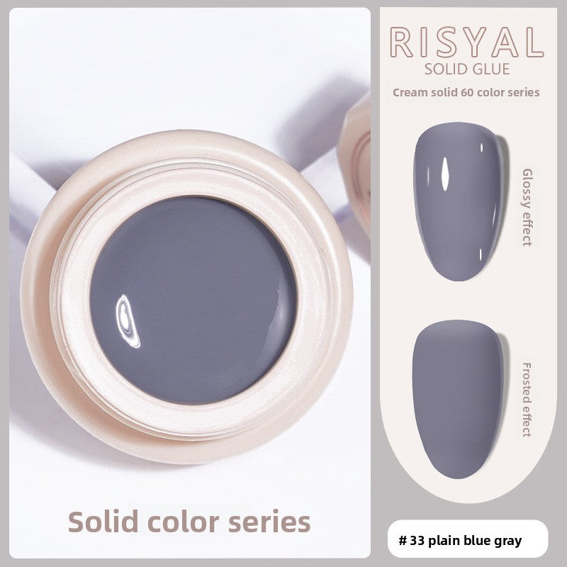 Ice-Clear Solid Nail Polish Glue