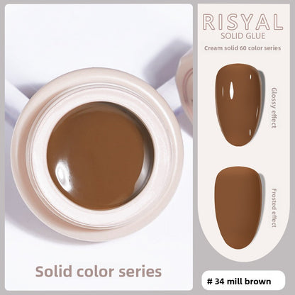 Ice-Clear Solid Nail Polish Glue