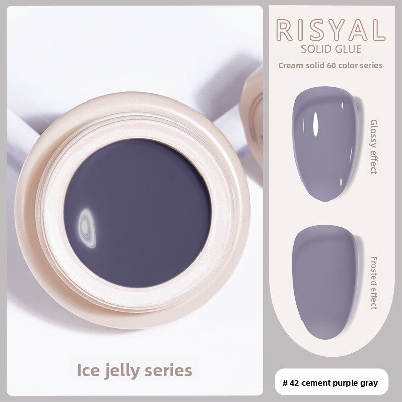 Ice-Clear Solid Nail Polish Glue