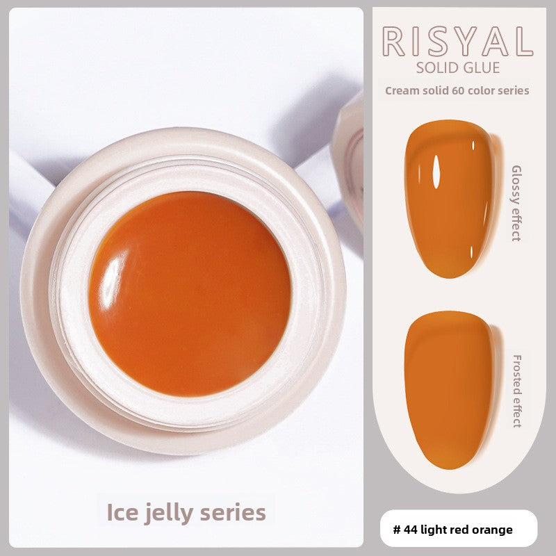 Ice-Clear Solid Nail Polish Glue