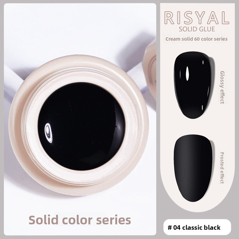 Ice-Clear Solid Nail Polish Glue