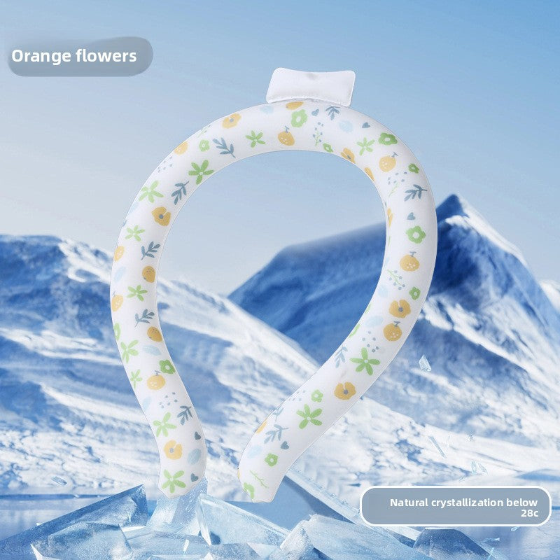 Ice collar neck hanging