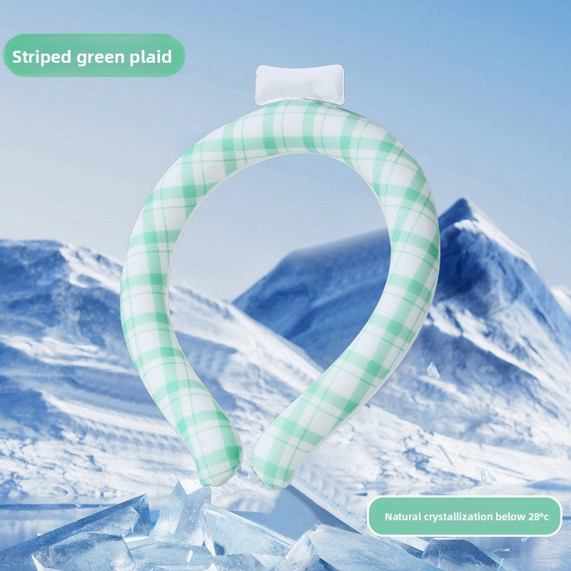 Ice collar neck hanging