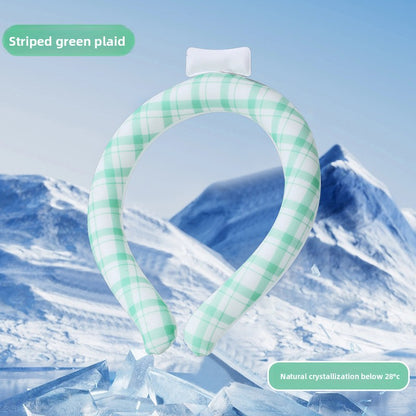 Ice collar neck hanging