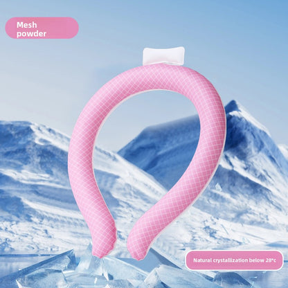 Ice collar neck hanging