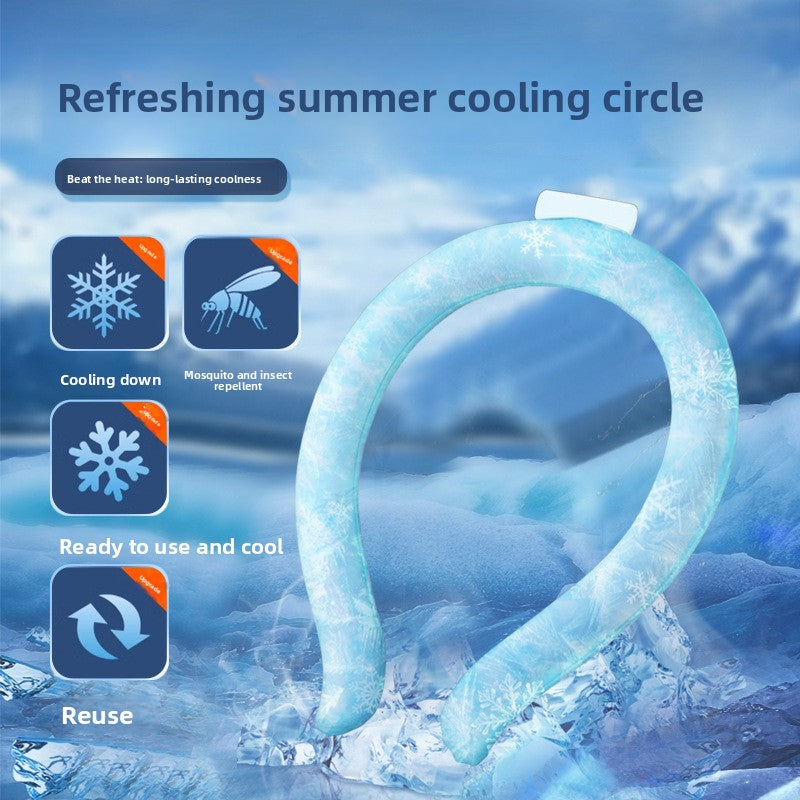 Ice collar neck hanging