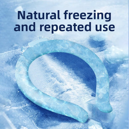 Ice collar neck hanging