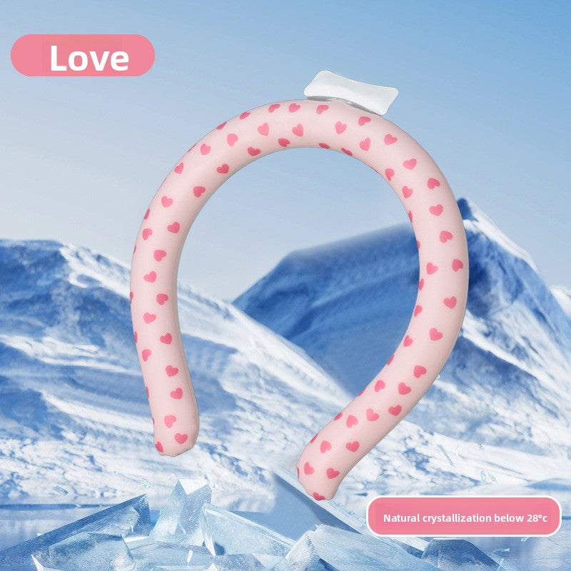 Ice collar neck hanging
