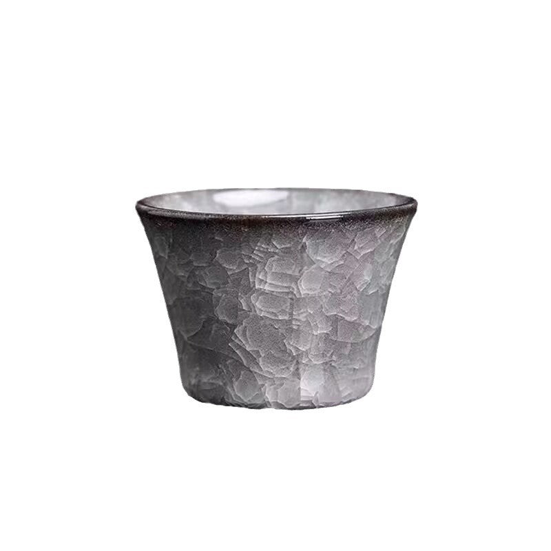 Ice Crack Ceramic Tea Cup