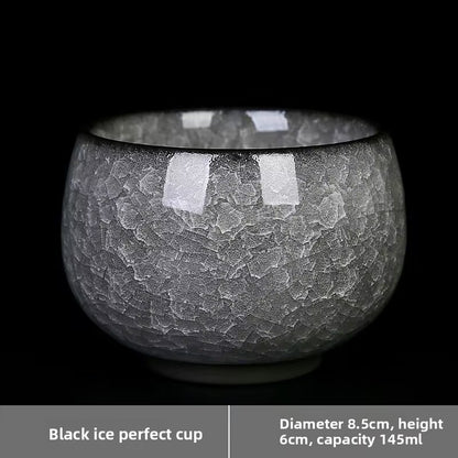 Ice Crack Ceramic Tea Cup