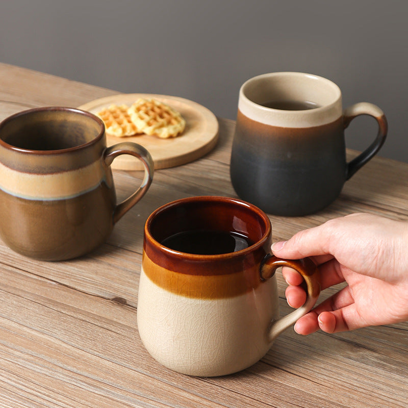 Ice crack gradient mug
