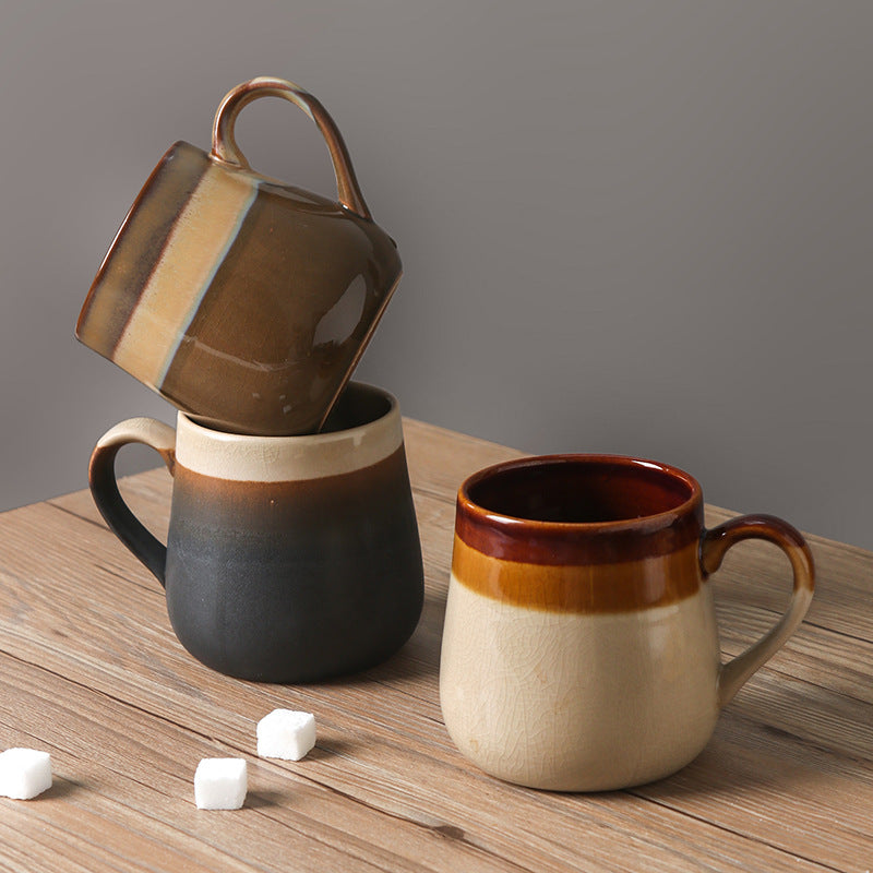 Ice crack gradient mug