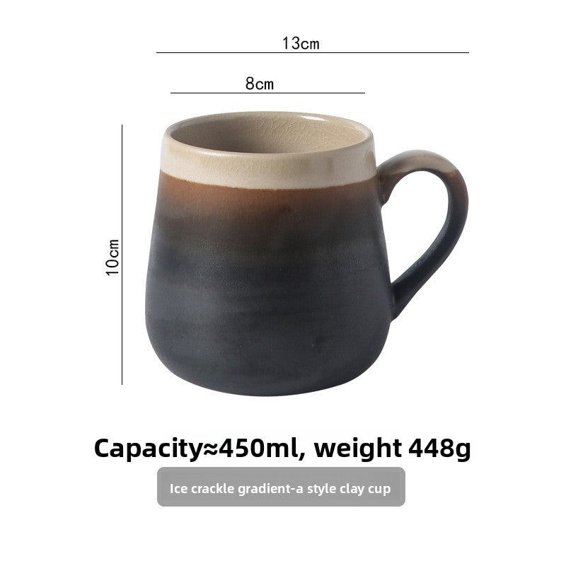 Ice crack gradient mug