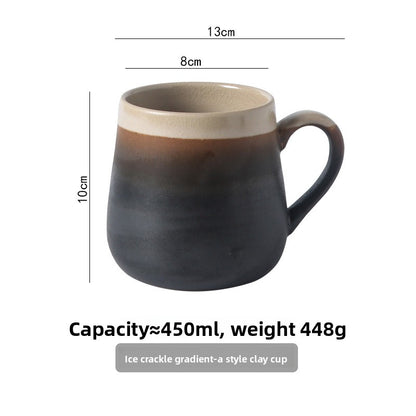 Ice crack gradient mug