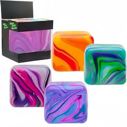 Ice cube squeeze toy