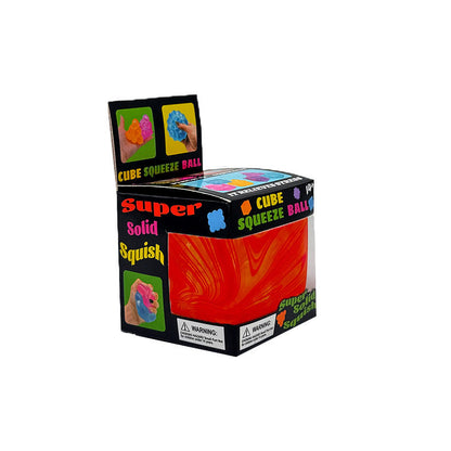 Ice cube squeeze toy