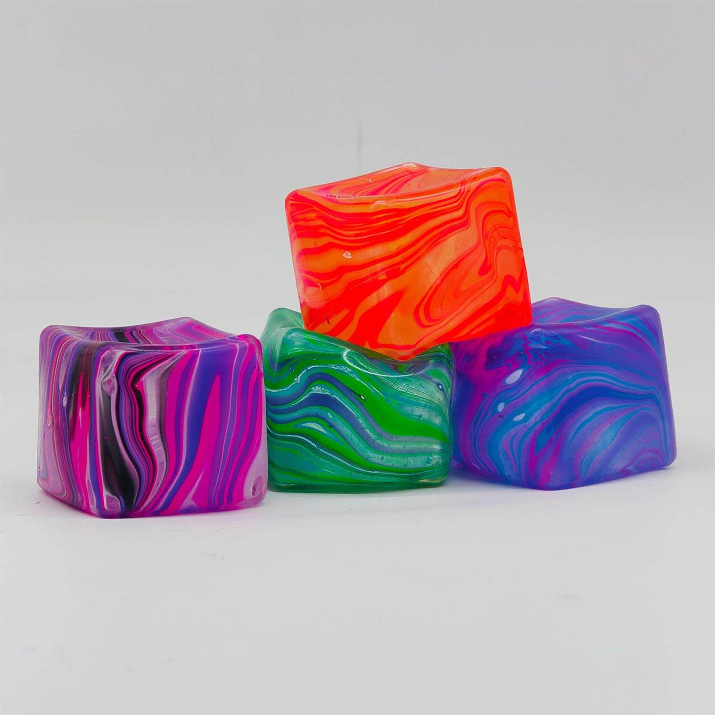 Ice cube squeeze toy
