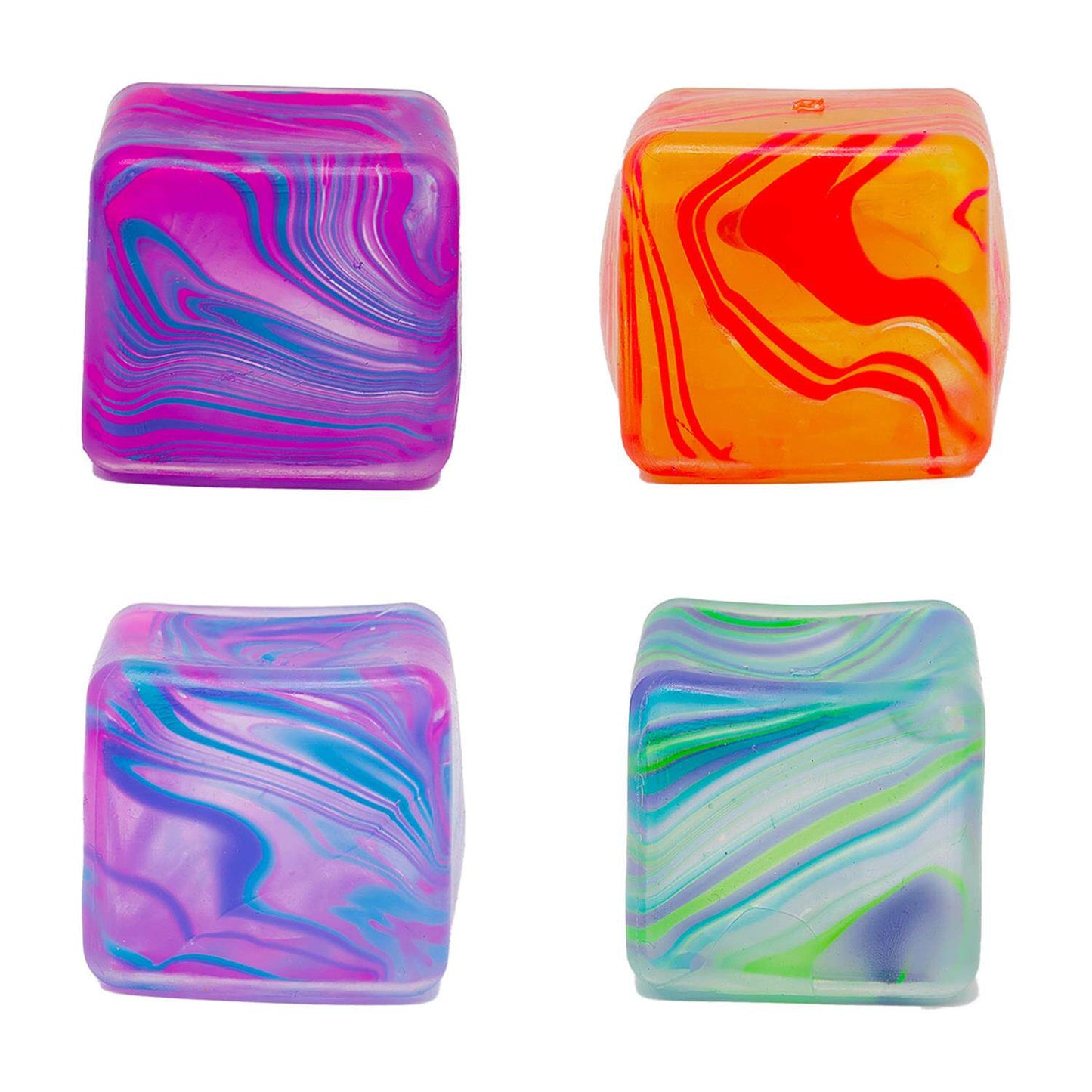 Ice cube squeeze toy