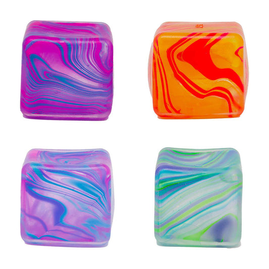 Ice cube squeeze toy