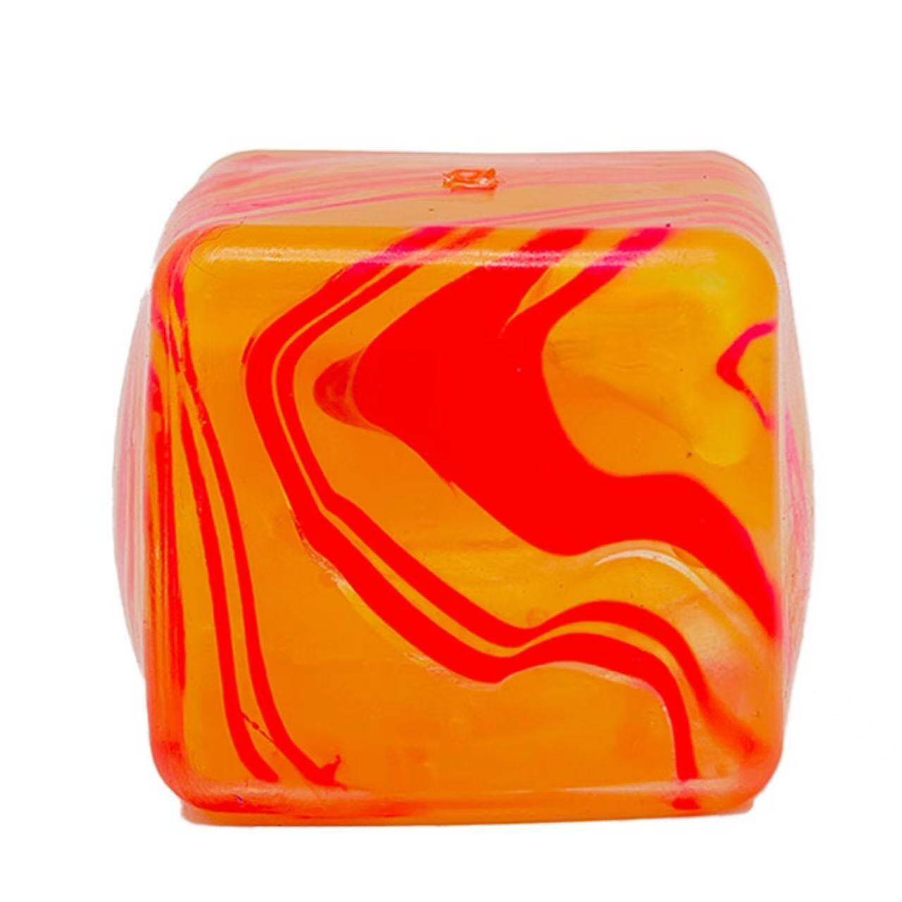 Ice cube squeeze toy