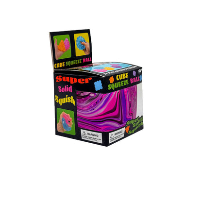 Ice cube squeeze toy