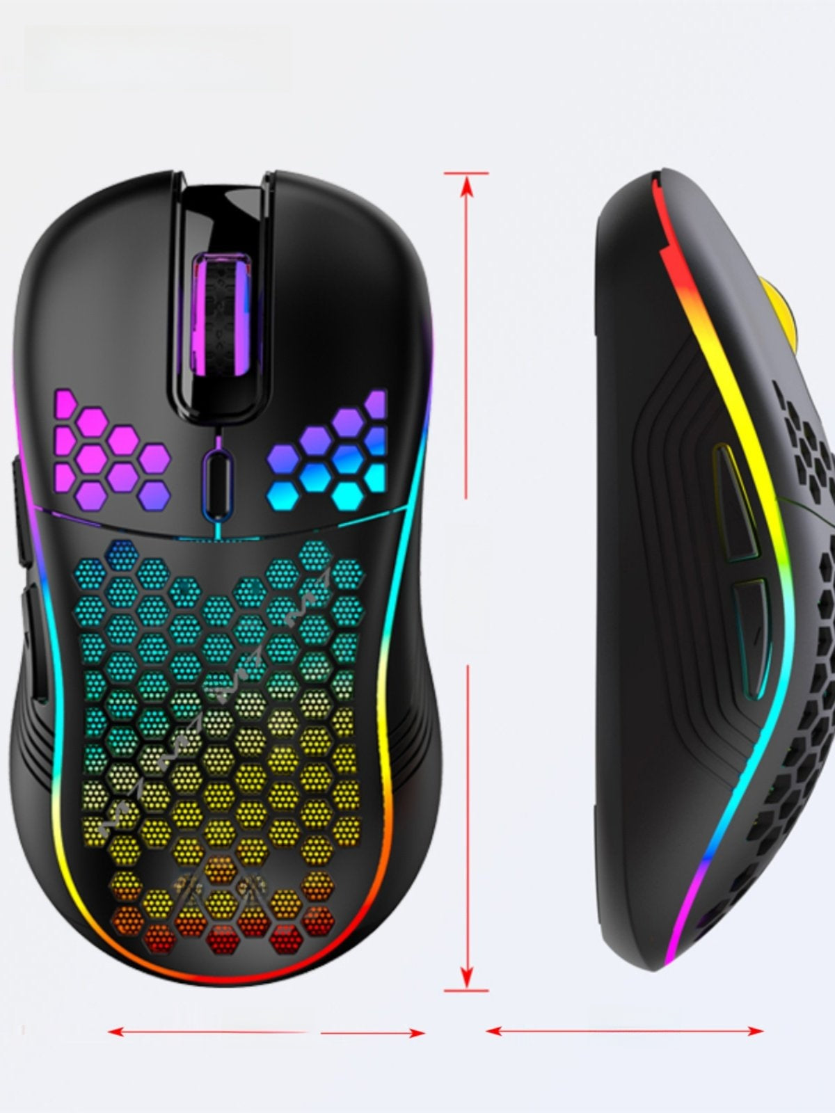 Ice Desktop Hollow Wireless Mouse