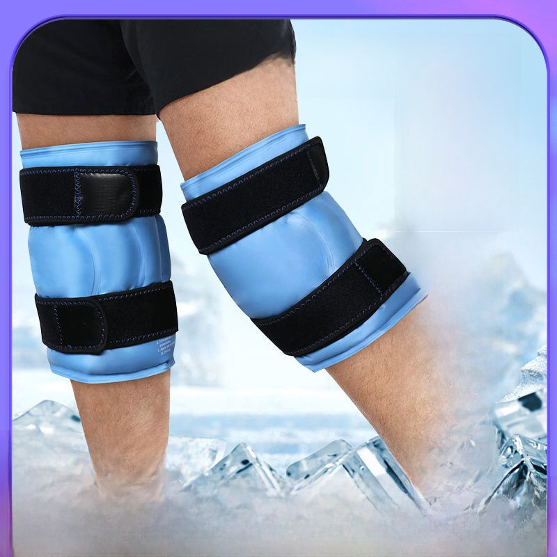 Ice pack bandage knee brace
