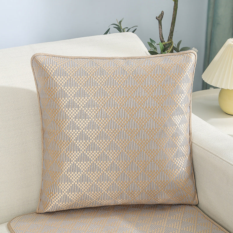 Ice Rattan Pillow and Cushion Cover