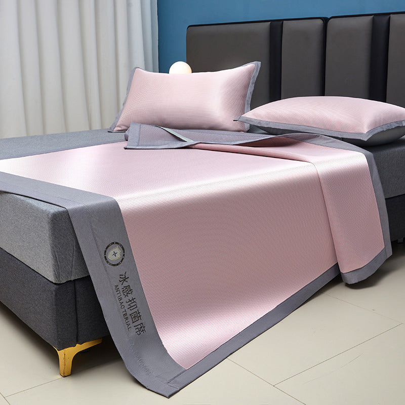Ice Silk Bedding Set Machine Washable Foldable