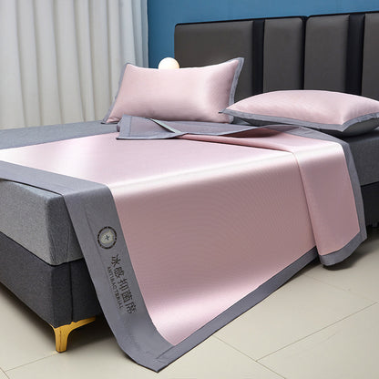 Ice Silk Bedding Set Machine Washable Foldable