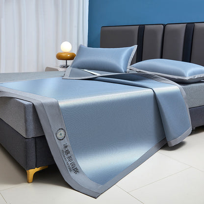 Ice Silk Bedding Set Machine Washable Foldable